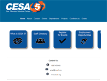 Tablet Screenshot of cesa5.org